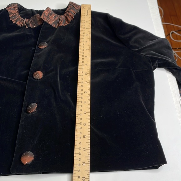 Scott McClintock Dress 3 pc Top Skirt Jacket Brown Taffeta Dress - Picture 16 of 16